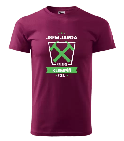 Pánské tričko Nejlepší v okolí - klempíř