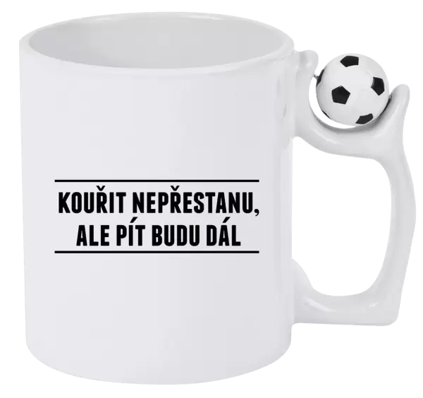 Hrnek Kouřit nepřestanu, ale pít budu dál