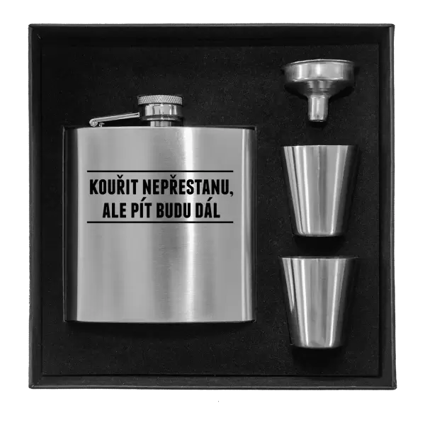 Placatka v krabičce Kouřit nepřestanu, ale pít budu dál