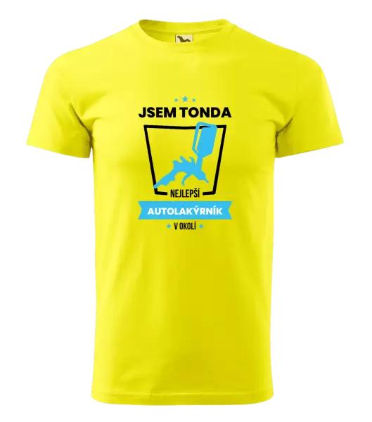 Pánské tričko Nejlepší v okolí - autolakýrník
