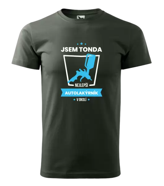 Pánské tričko Nejlepší v okolí - autolakýrník