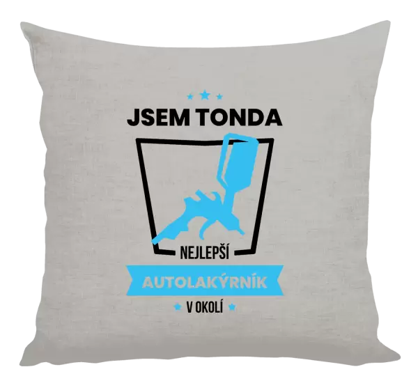 Polštář Nejlepší v okolí - autolakýrník