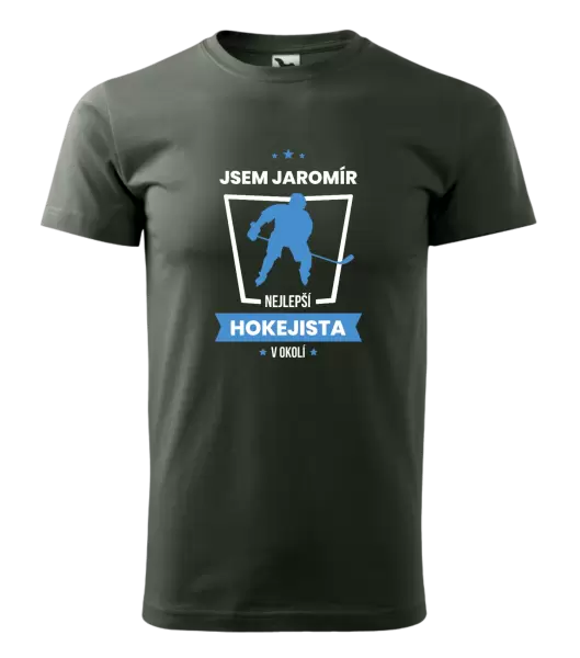 Pánské tričko Nejlepší v okolí - hokejista