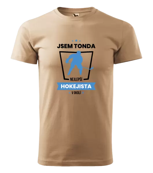 Pánské tričko Nejlepší v okolí - hokejista