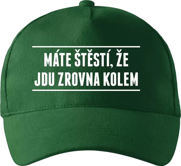 Kšiltovka Máte štěstí, že jdu zrovna kolem