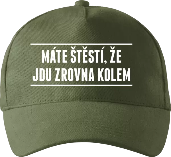 Kšiltovka Máte štěstí, že jdu zrovna kolem