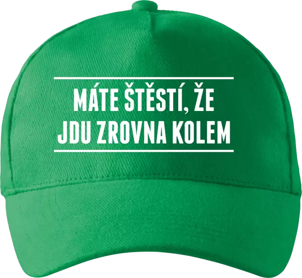 Kšiltovka Máte štěstí, že jdu zrovna kolem