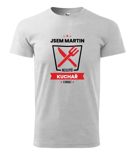 Pánské tričko Nejlepší v okolí - kuchař