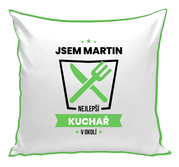 Polštář Nejlepší v okolí - kuchař