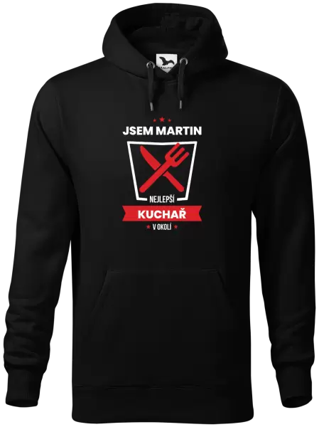 Pánská mikina Nejlepší v okolí - kuchař