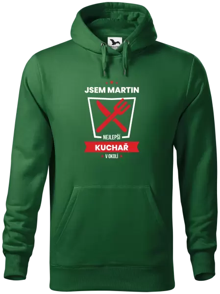 Pánská mikina Nejlepší v okolí - kuchař