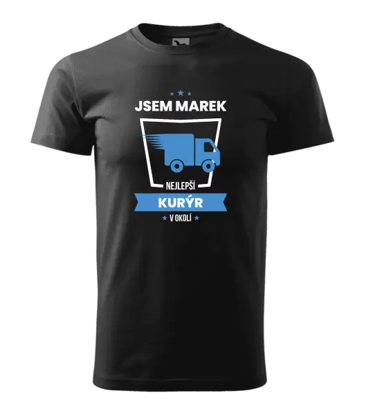 Pánské tričko Nejlepší v okolí - kurýr