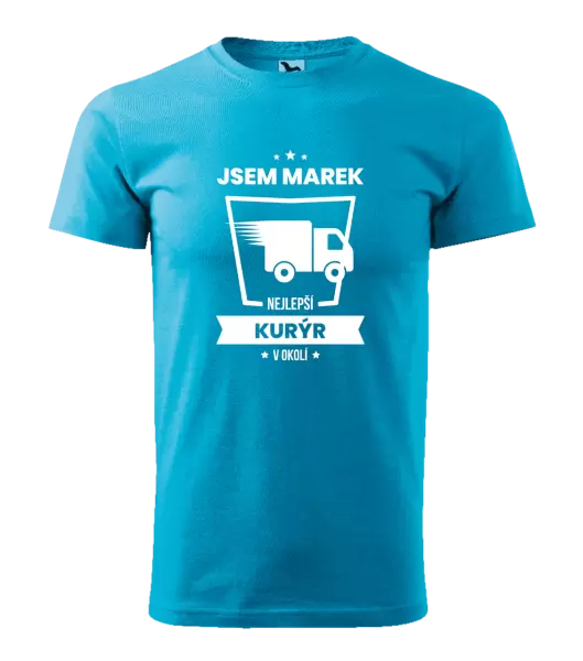 Pánské tričko Nejlepší v okolí - kurýr