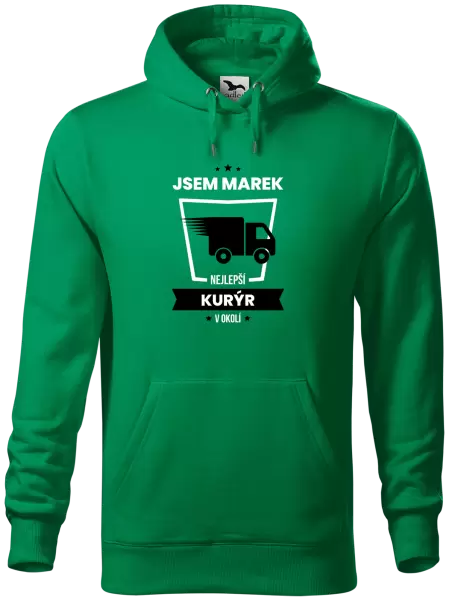 Pánská mikina Nejlepší v okolí - kurýr