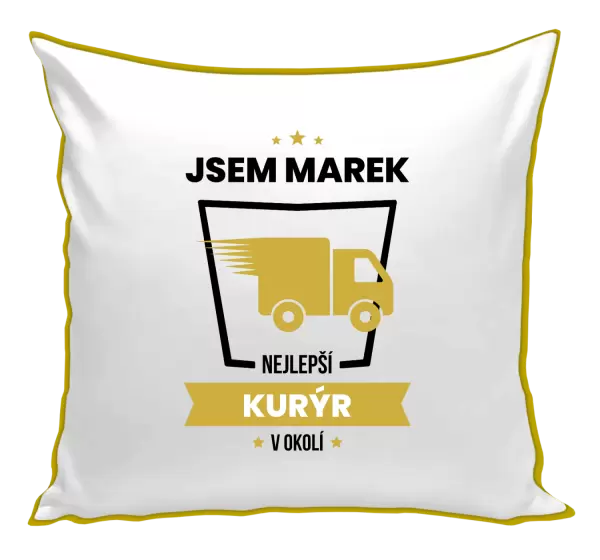 Polštář Nejlepší v okolí - kurýr