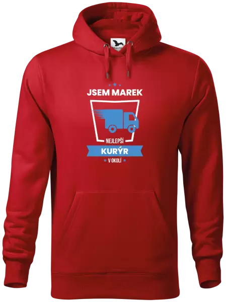 Pánská mikina Nejlepší v okolí - kurýr