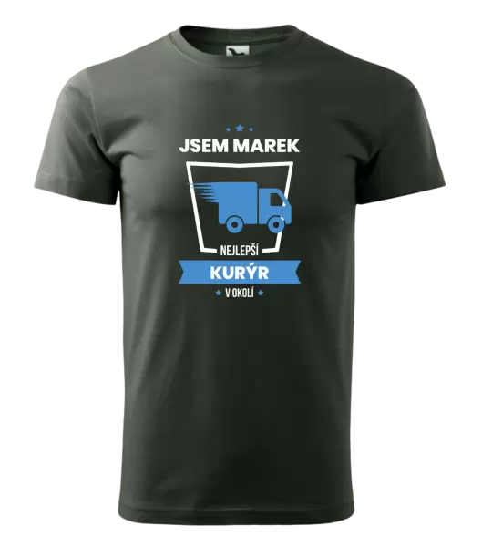 Pánské tričko Nejlepší v okolí - kurýr