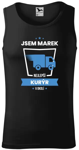 Pánské tílko Nejlepší v okolí - kurýr