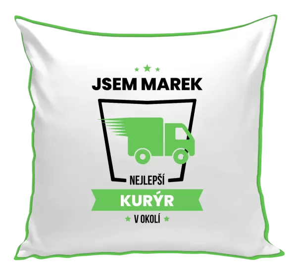 Polštář Nejlepší v okolí - kurýr