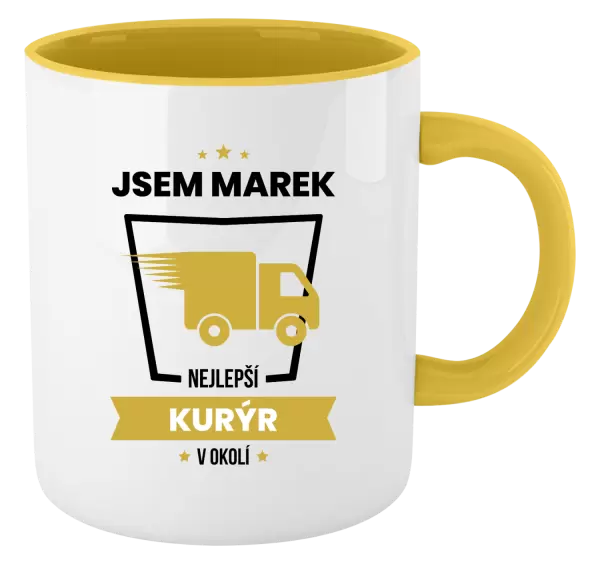 Hrnek Nejlepší v okolí - kurýr