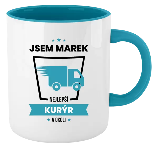 Hrnek Nejlepší v okolí - kurýr