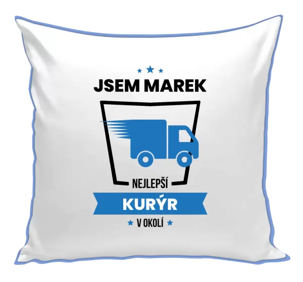 Polštář Nejlepší v okolí - kurýr