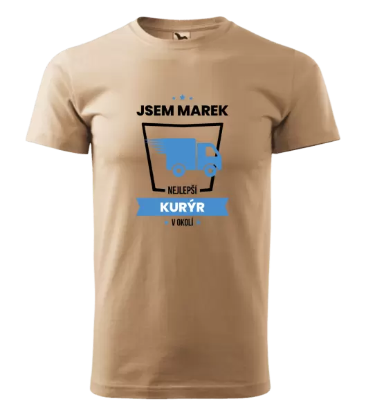 Pánské tričko Nejlepší v okolí - kurýr