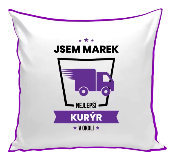 Polštář Nejlepší v okolí - kurýr