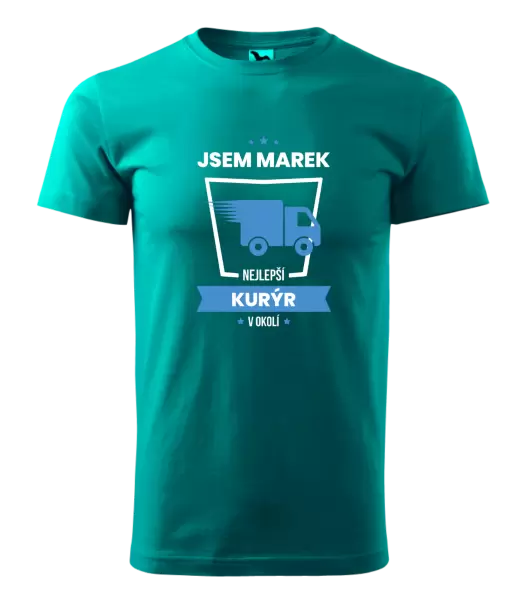 Pánské tričko Nejlepší v okolí - kurýr