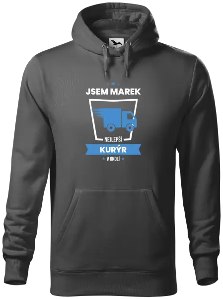 Pánská mikina Nejlepší v okolí - kurýr