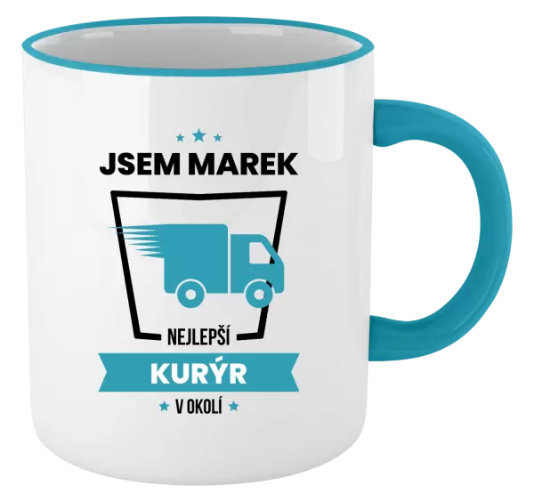 Hrnek Nejlepší v okolí - kurýr