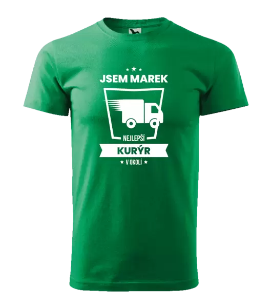 Pánské tričko Nejlepší v okolí - kurýr