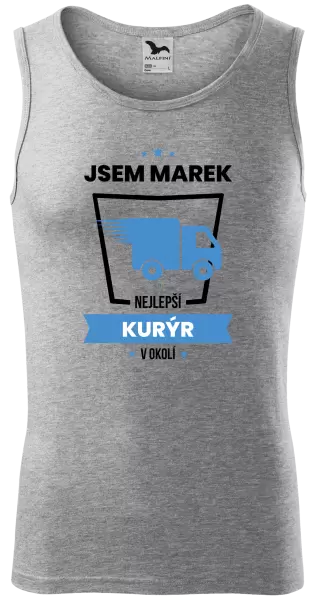 Pánské tílko Nejlepší v okolí - kurýr