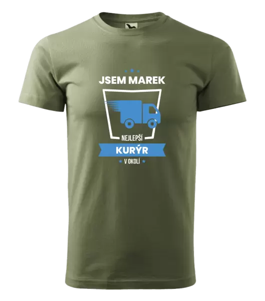 Pánské tričko Nejlepší v okolí - kurýr