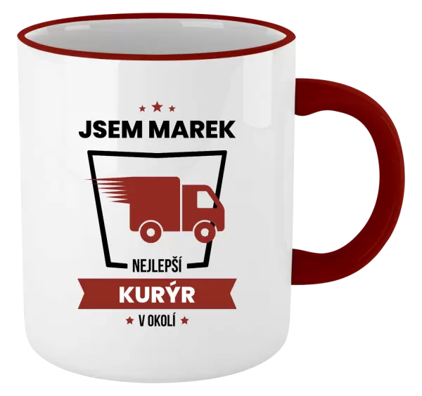 Hrnek Nejlepší v okolí - kurýr
