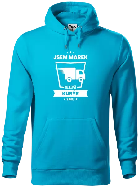 Pánská mikina Nejlepší v okolí - kurýr