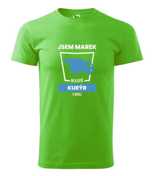 Pánské tričko Nejlepší v okolí - kurýr