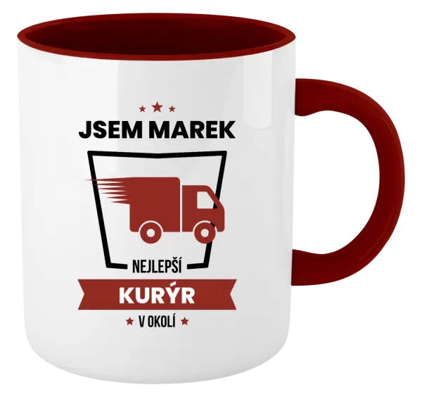 Hrnek Nejlepší v okolí - kurýr