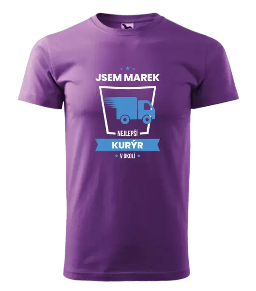 Pánské tričko Nejlepší v okolí - kurýr