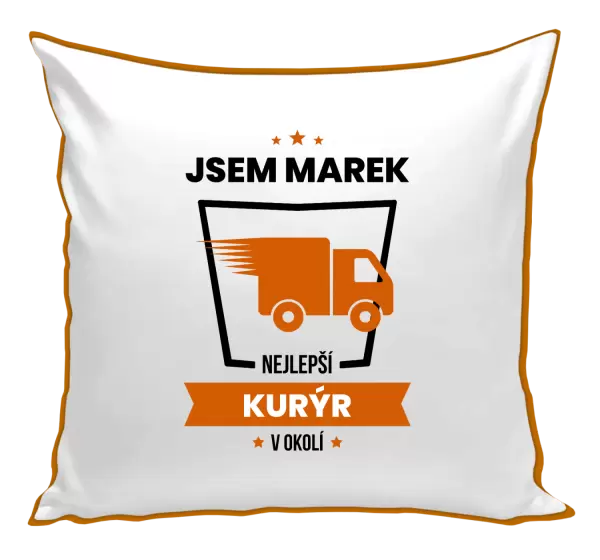 Polštář Nejlepší v okolí - kurýr