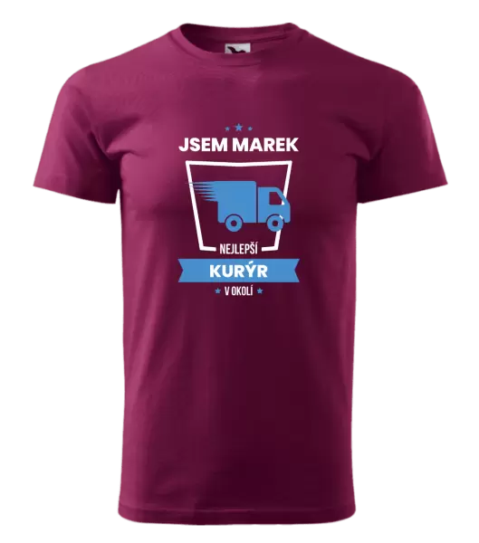 Pánské tričko Nejlepší v okolí - kurýr