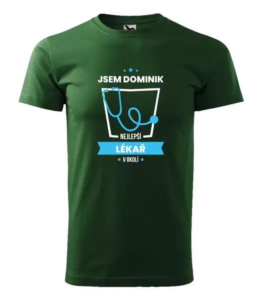 Pánské tričko Nejlepší v okolí - lékař