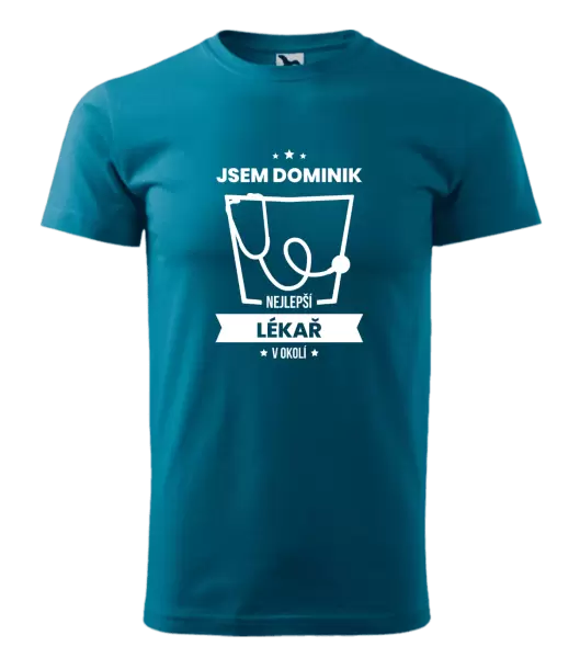 Pánské tričko Nejlepší v okolí - lékař