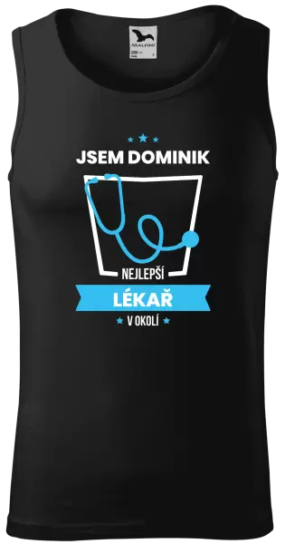 Pánské tílko Nejlepší v okolí - lékař