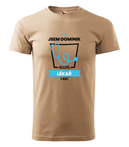 Pánské tričko Nejlepší v okolí - lékař