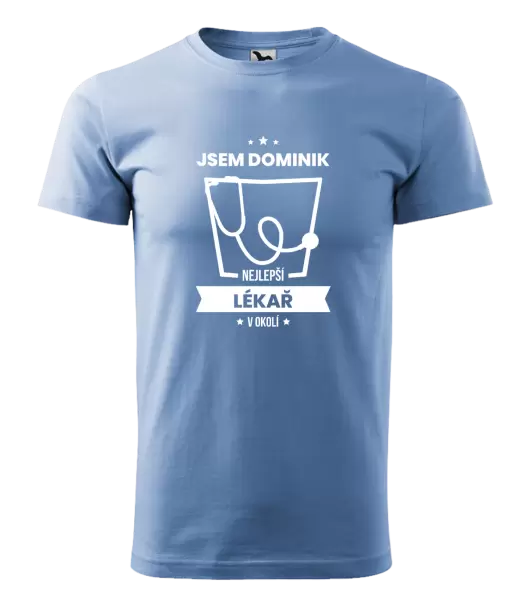Pánské tričko Nejlepší v okolí - lékař