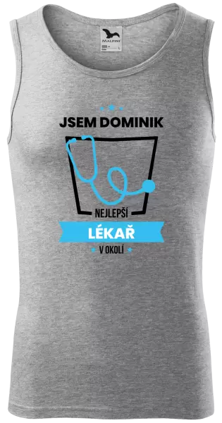 Pánské tílko Nejlepší v okolí - lékař