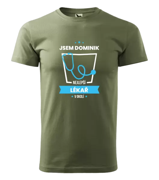 Pánské tričko Nejlepší v okolí - lékař