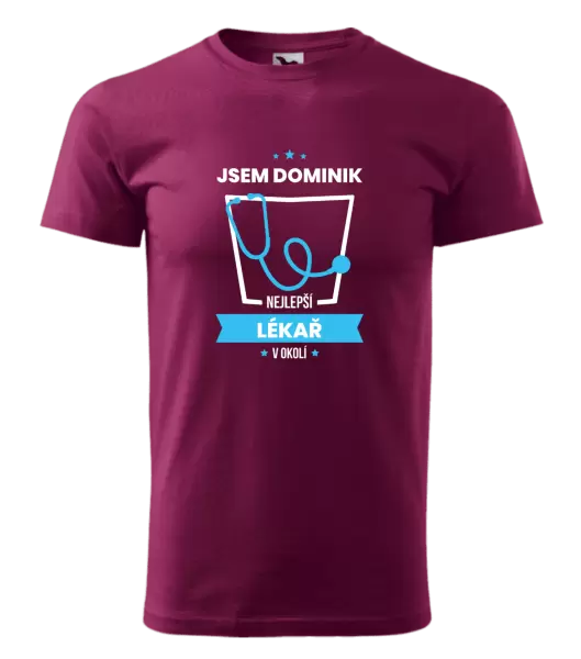 Pánské tričko Nejlepší v okolí - lékař