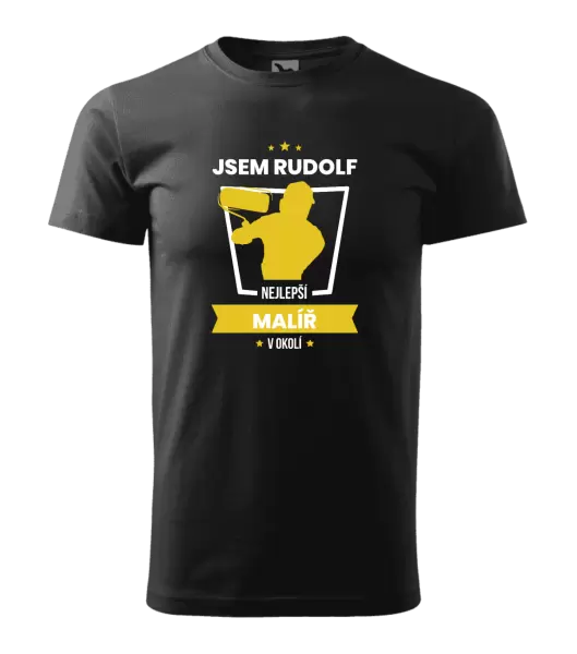 Pánské tričko Nejlepší v okolí - malíř